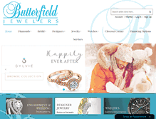 Tablet Screenshot of butterfieldjewelers.com
